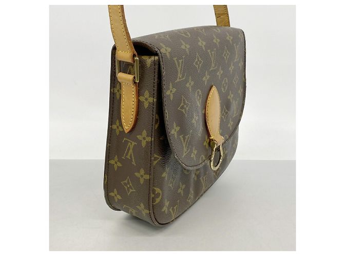 Borsa a tracolla Louis Vuitton Monogram Saint Cloud GM Marrone - vista 2