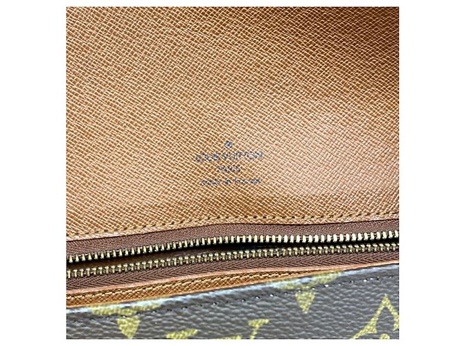 Borsa a tracolla Louis Vuitton Monogram Saint Cloud GM Marrone - vista 5