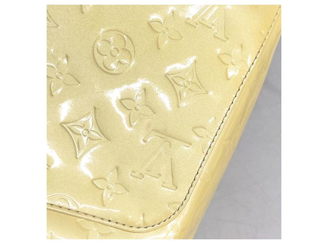 Borsa a tracolla Louis Vuitton Vernis Thompson Street Bianco - vista 13