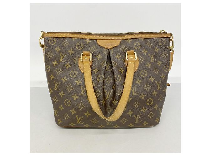 Borsa Louis Vuitton Monogram Palermo PM Marrone - vista 10