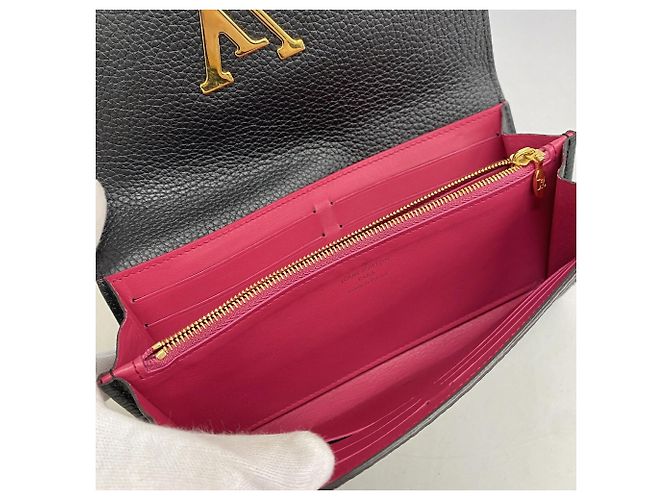 Cartera Larga Louis Vuitton Noir Negro - vista 3