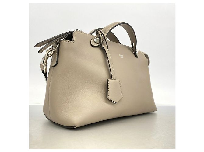 Borsa a mano in pelle Fendi By The Way Marrone - vista 2