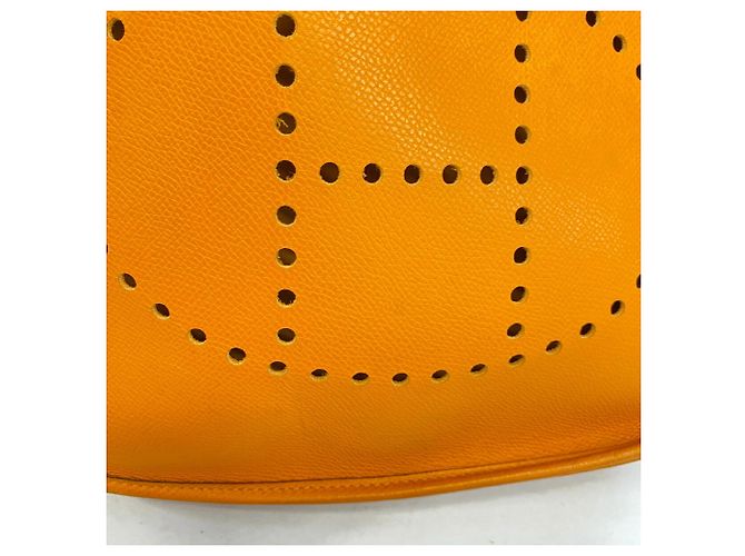 Hermès Borsa a tracolla Hermes Evelyne 2PM Arancione - vista 11