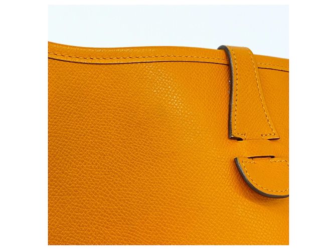 Hermès Borsa a tracolla Hermes Evelyne 2PM Arancione - vista 12