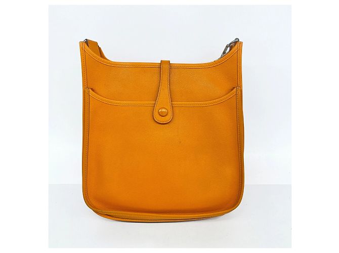 Hermès Borsa a tracolla Hermes Evelyne 2PM Arancione - vista 14