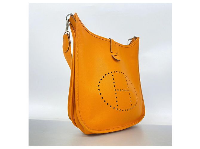 Hermès Borsa a tracolla Hermes Evelyne 2PM Arancione - vista 2
