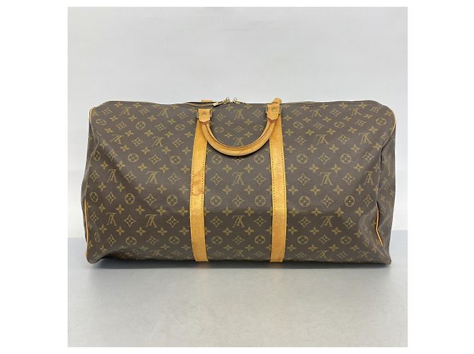 Louis Vuitton Boston Monogram Keepall 60 Tasche Braun - Ansicht 15