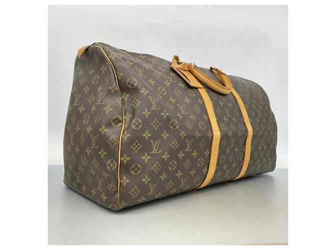 Louis Vuitton Boston Monogram Keepall 60 Tasche Braun - Ansicht 2