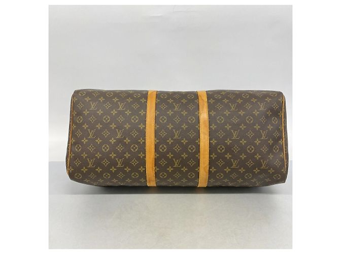 Louis Vuitton Boston Monogram Keepall 60 Tasche Braun - Ansicht 3