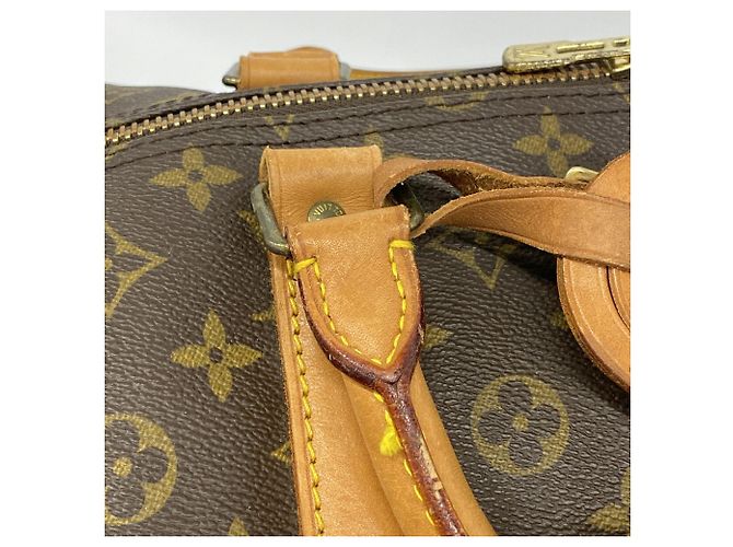 Louis Vuitton Boston Monogram Keepall Bandoulière 60 Marrone - vista 10