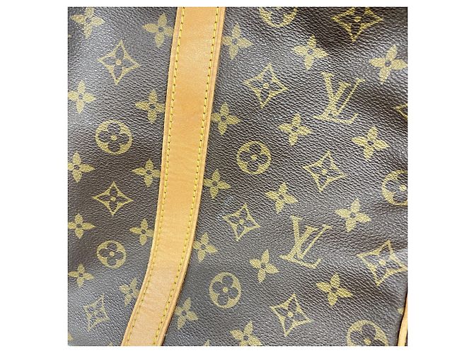 Louis Vuitton Boston Monogram Keepall Bandoulière 60 Marrone - vista 11