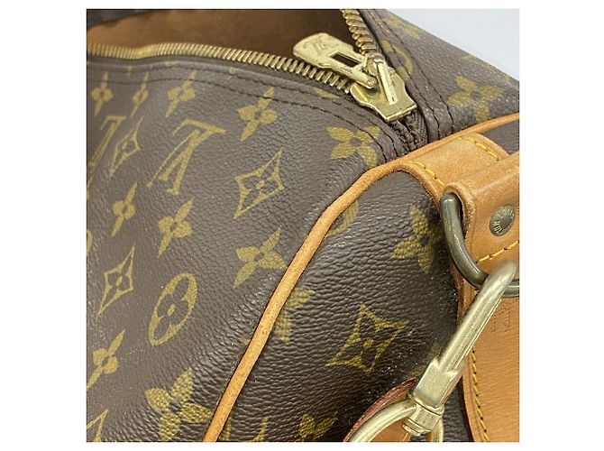 Louis Vuitton Boston Monogram Keepall Bandoulière 60 Marrone - vista 15