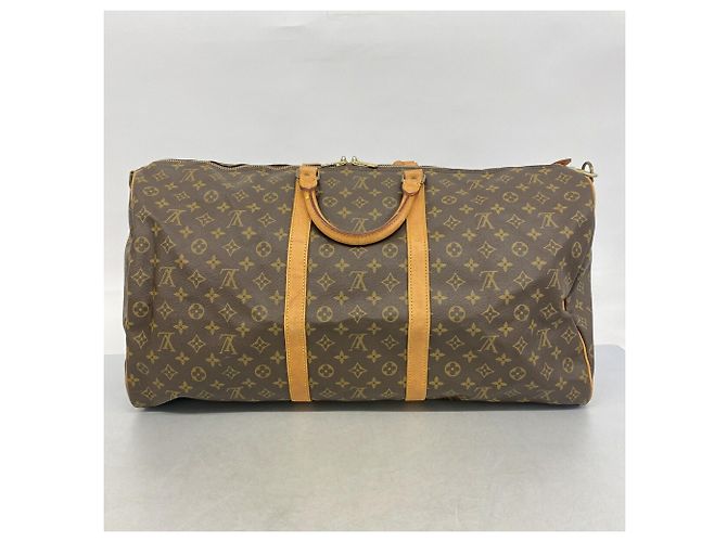 Louis Vuitton Boston Monogram Keepall Bandoulière 60 Marrone - vista 16
