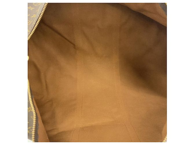 Louis Vuitton Boston Monogram Keepall Bandoulière 60 Marrone - vista 4