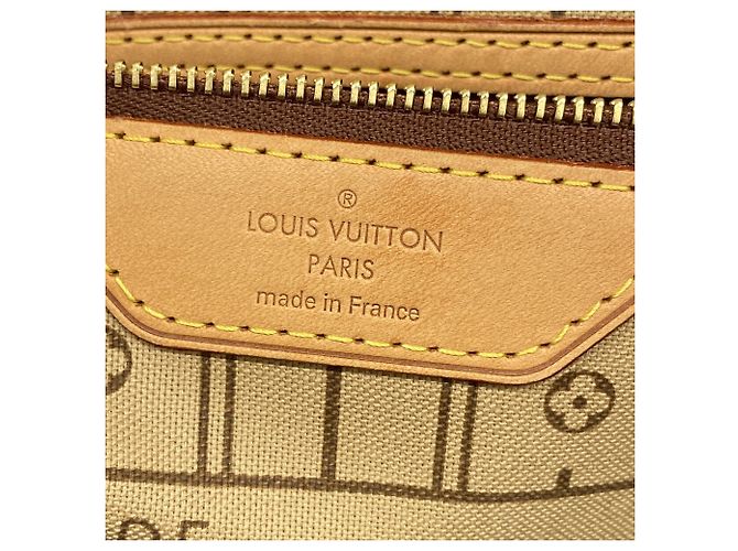 Sac cabas Louis Vuitton Monogram Neverfull MM Marron - vue 5