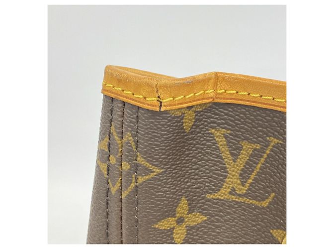 Sac cabas Louis Vuitton Monogram Neverfull MM Marron - vue 7