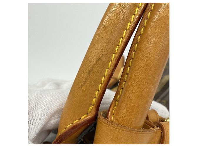 Louis Vuitton Brown Boston Monogram Keepall Bandoulière 60 Marrone - vista 10
