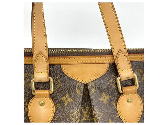 Borsa Louis Vuitton Monogram Palermo PM Marrone - vista 13