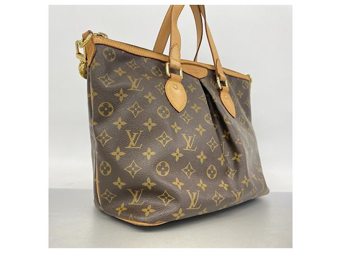 Borsa Louis Vuitton Monogram Palermo PM Marrone - vista 2