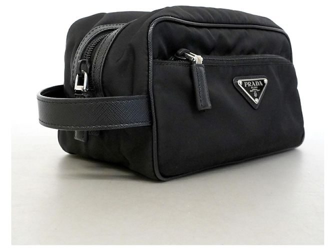 Borsa/Pouch Prada Tessuto Nylon Nero - vista 2
