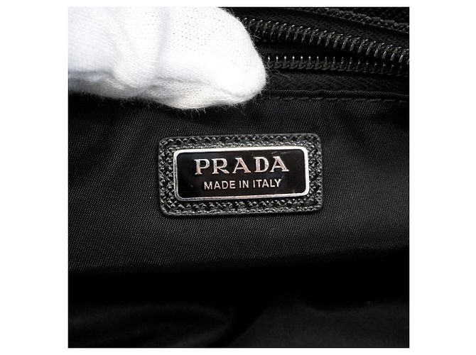 Borsa/Pouch Prada Tessuto Nylon Nero - vista 5