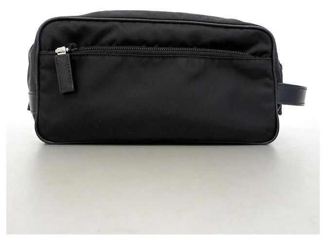 Borsa/Pouch Prada Tessuto Nylon Nero - vista 8