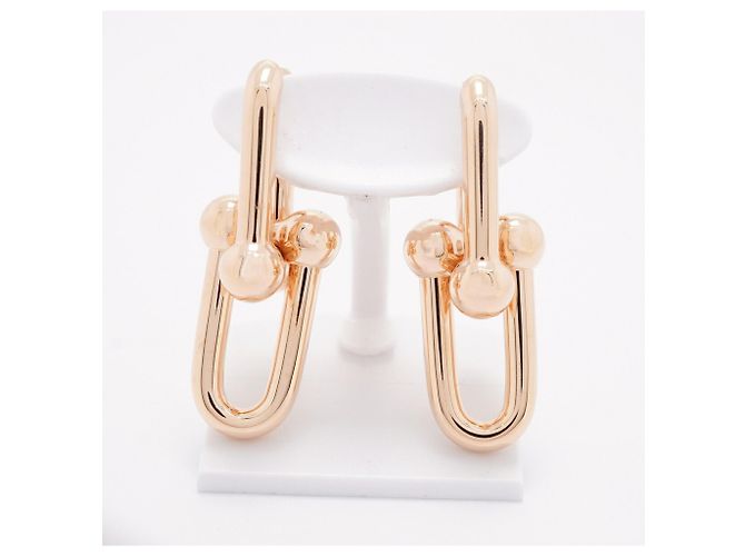 Orecchini a lobo Tiffany & Co. in oro rosa 18K - vista 2
