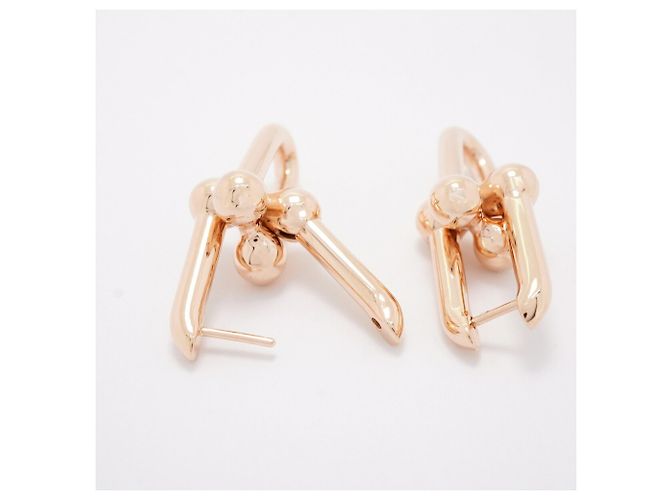 Orecchini a lobo Tiffany & Co. in oro rosa 18K - vista 3