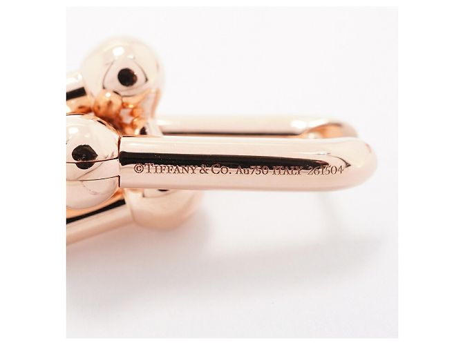 Orecchini a lobo Tiffany & Co. in oro rosa 18K - vista 4