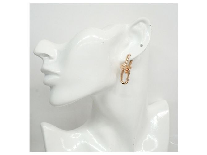 Orecchini a lobo Tiffany & Co. in oro rosa 18K - vista 5