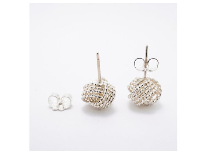 Orecchini Tiffany & Co. Somerset Mesh in argento sterling - vista 3