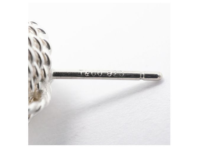 Orecchini Tiffany & Co. Somerset Mesh in argento sterling - vista 4