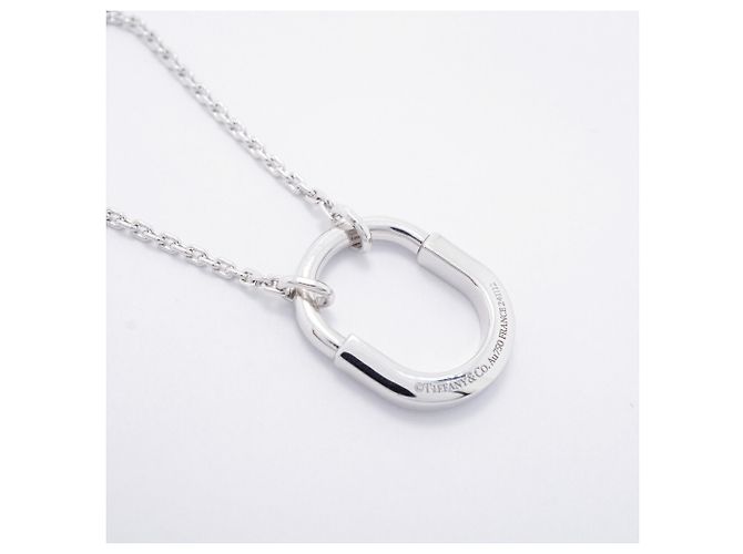 Collana Tiffany & Co. Lock Small Half-Diamond - vista 2