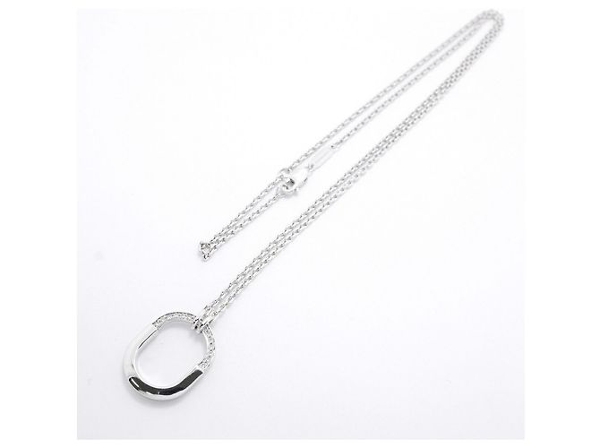 Collana Tiffany & Co. Lock Small Half-Diamond - vista 3