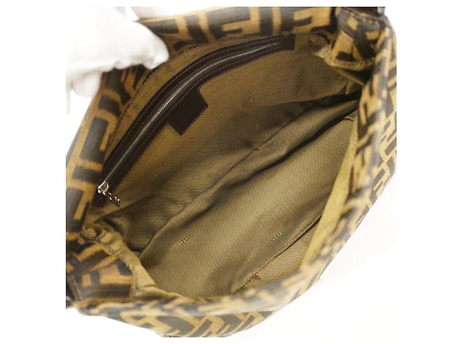 Bolso Bucket Fendi Zucca Mamma Castaño - vista 4