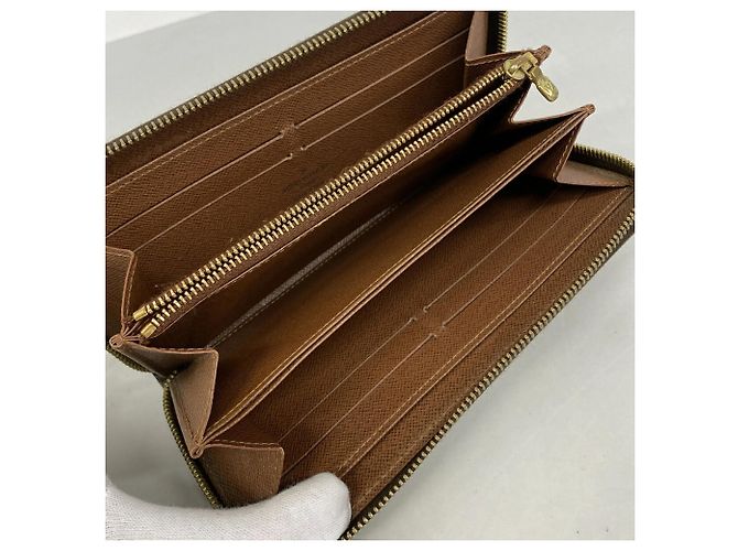 Louis Vuitton Monogram Zippy Wallet M60017 Marrone - vista 3