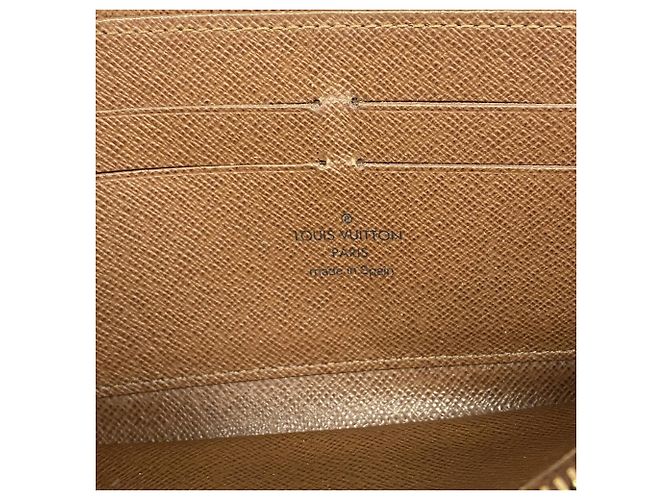 Louis Vuitton Monogram Zippy Wallet M60017 Marrone - vista 4