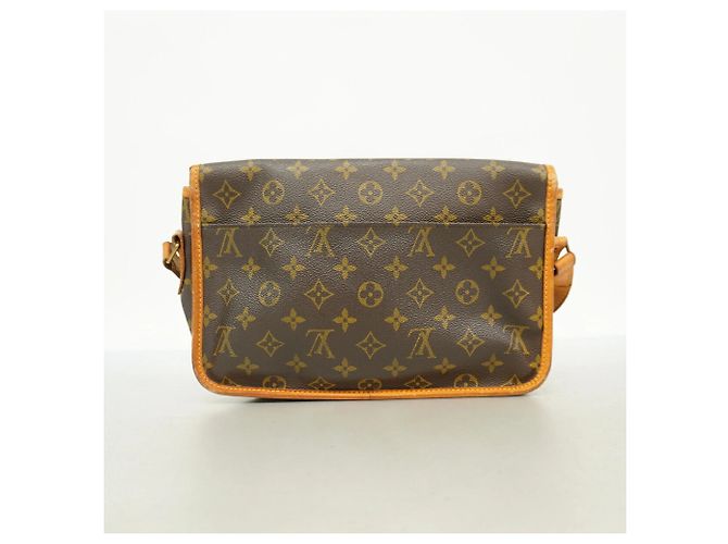 Borsa a tracolla Louis Vuitton Monogram Gibeciere MM Marrone - vista 11