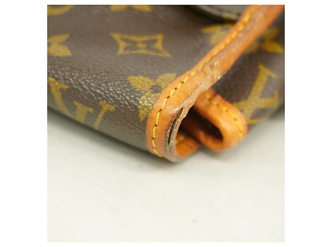 Borsa a tracolla Louis Vuitton Monogram Gibeciere MM Marrone - vista 6