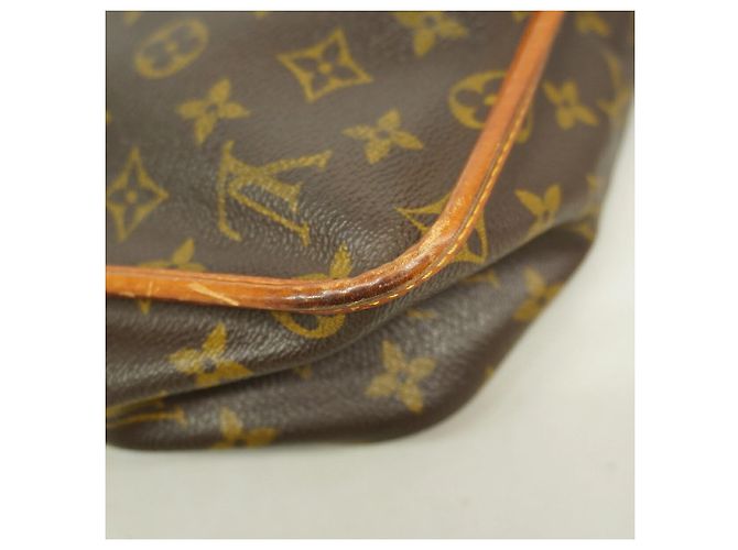 Borsa a tracolla Louis Vuitton Monogram Gibeciere MM Marrone - vista 7