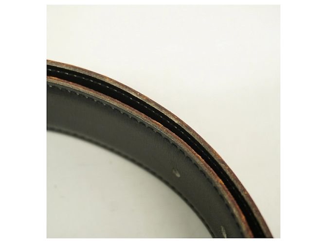 Hermès Cinturón Hermes Constance Negro Dorado - vista 4