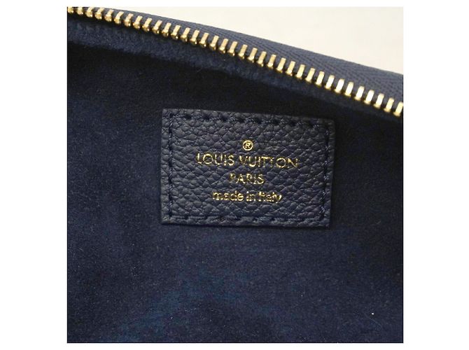 Louis Vuitton Monogram Empreinte Bicolor Mini Gürteltasche Roh Marineblau - Ansicht 5