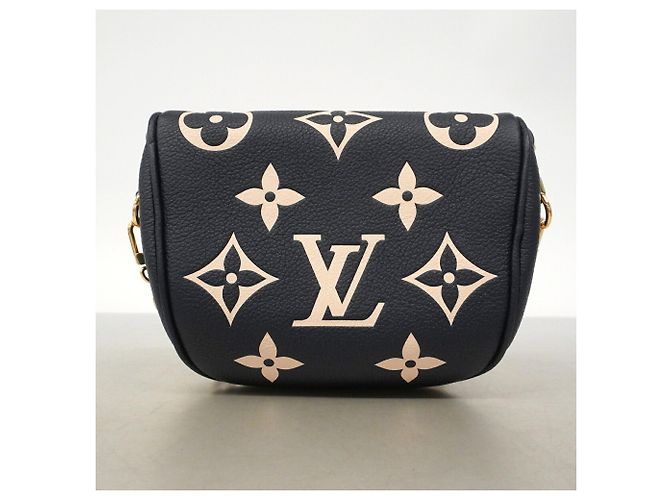 Louis Vuitton Monogram Empreinte Bicolor Mini Gürteltasche Roh Marineblau - Ansicht 8