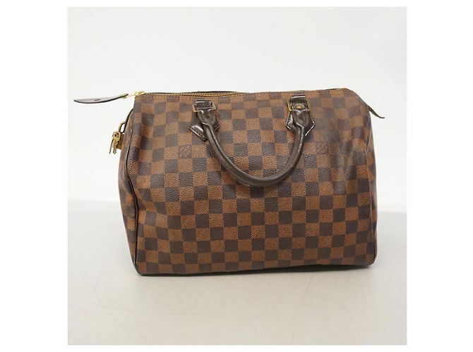 Borsa Louis Vuitton Damier Speedy 30 N41364 Ebene Damier ebene - vista 13