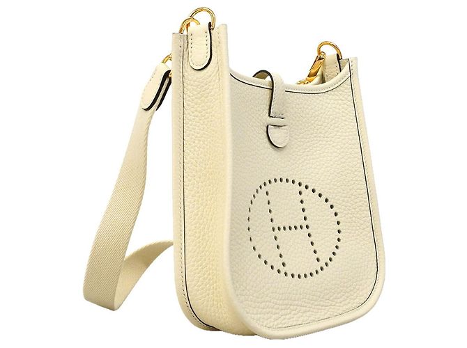 Hermès Borsa a tracolla Hermes Evelyne TPM Crudo - vista 2