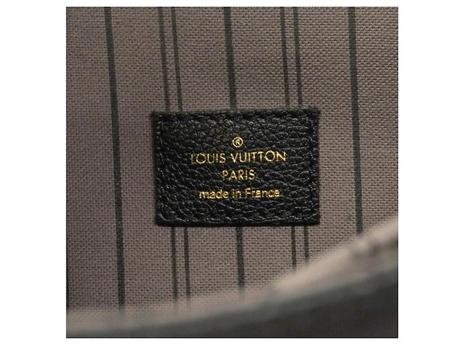 Borsa Louis Vuitton Monogram Empreinte Pochette Metis MM Nero - vista 5