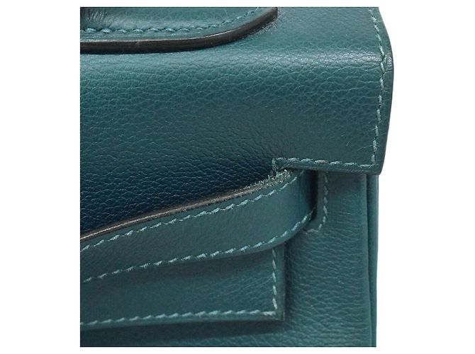 Hermès Borsa Hermes Kelly 32 Verso Evercolor Deep Blue Blu scuro - vista 10