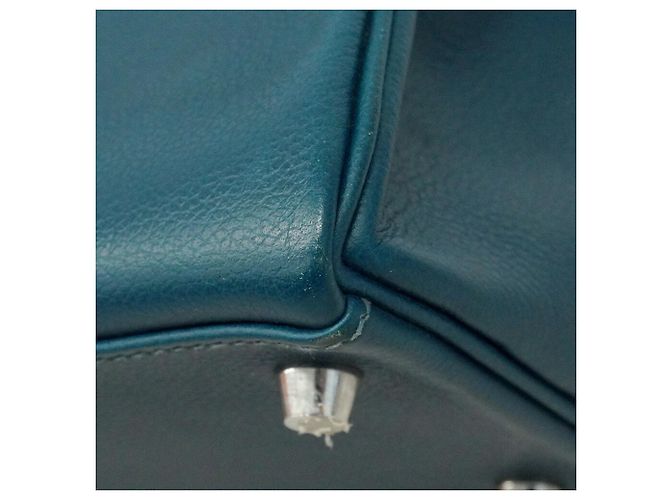 Hermès Borsa Hermes Kelly 32 Verso Evercolor Deep Blue Blu scuro - vista 12
