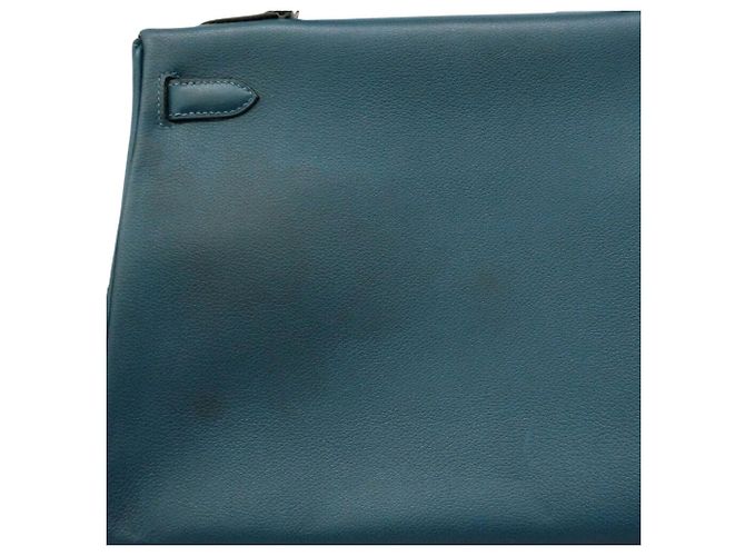 Hermès Borsa Hermes Kelly 32 Verso Evercolor Deep Blue Blu scuro - vista 7