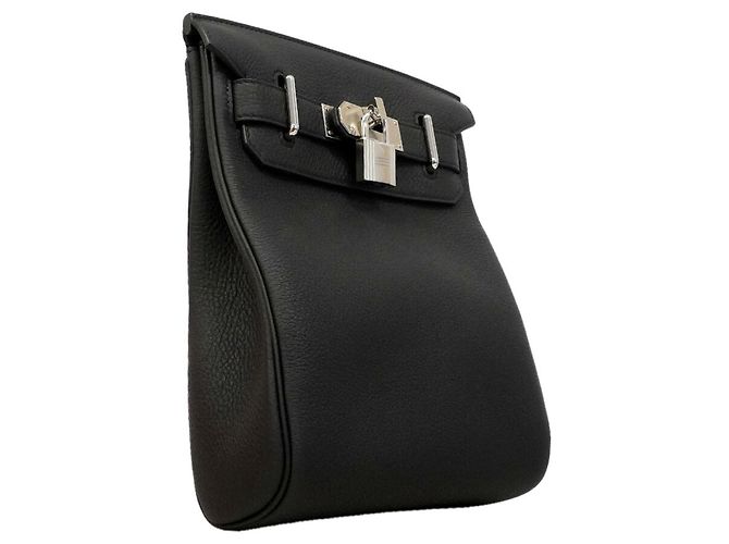 Hermès Borsa a tracolla Hermes Accad PM in pelle Togo nera Nero - vista 2